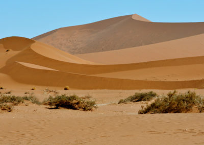 sand dunes in Sosssusvlei, Namibia